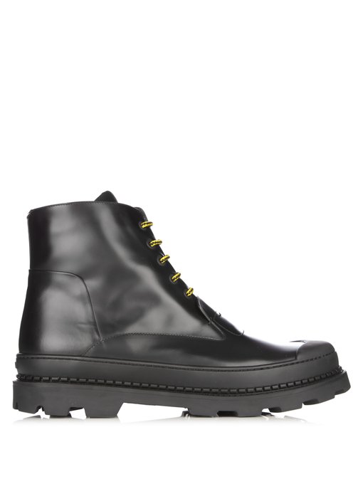 fendi lace up boots