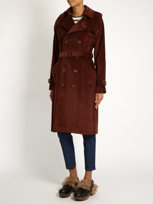 Barbara corduroy trench coat | A.P.C. | MATCHESFASHION US