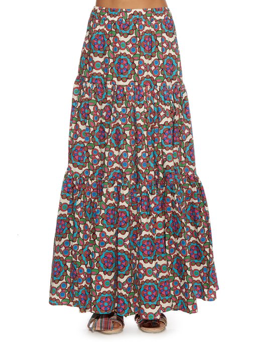 The Kaleidoscope-print Big Skirt | La DoubleJ | MATCHESFASHION UK
