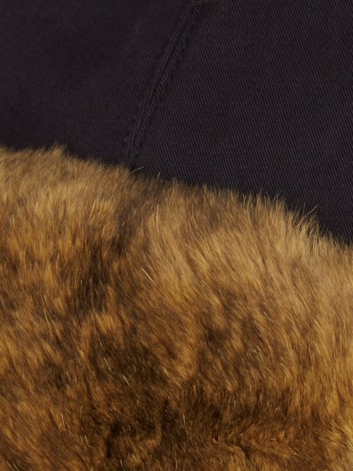 yves salomon fur hat