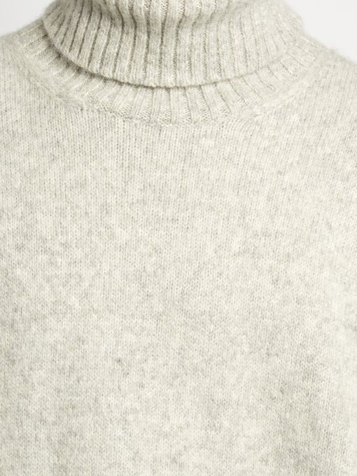 Oversized roll-neck alpaca-blend sweater | AMI | MATCHESFASHION UK