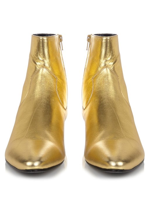Devon leather ankle boots | Saint Laurent | MATCHESFASHION US