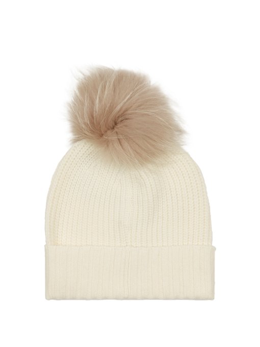 Fur-pompom beanie hat | Woolrich John Rich & Bros. | MATCHESFASHION UK