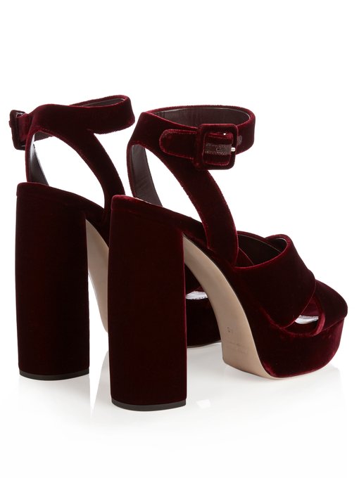 miu miu velvet heels