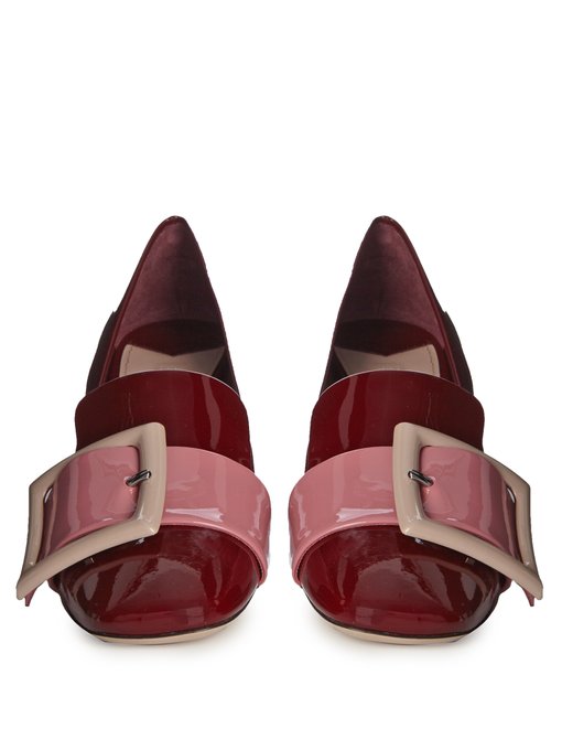 Block-heel patent-leather loafers | Miu Miu | MATCHESFASHION US