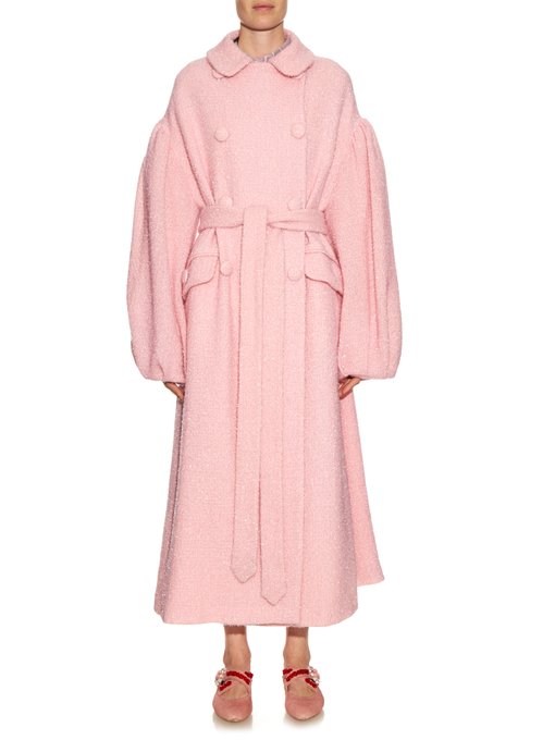 Oversized sparkle wool-blend coat | Simone Rocha | MATCHESFASHION UK
