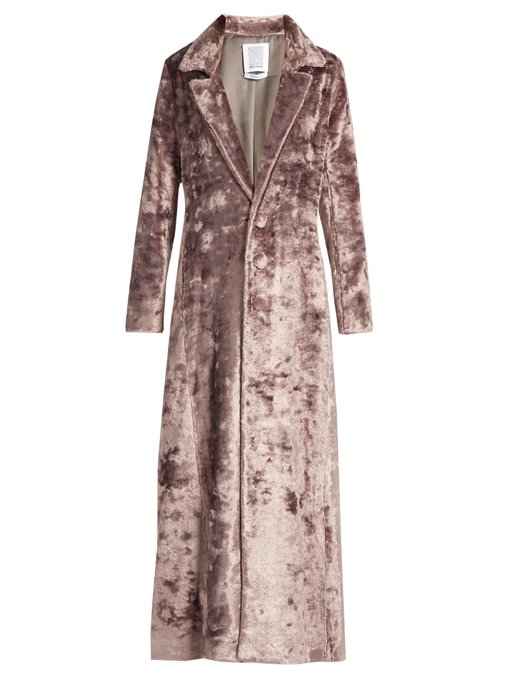 Notch-lapel velvet coat | Rosie Assoulin | MATCHESFASHION US