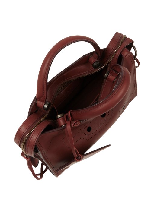 Blackout City mini leather cross-body bag | Balenciaga | MATCHESFASHION US