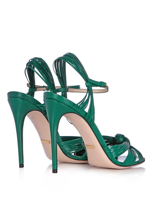 Allie leather high-heel sandals | Gucci | MATCHESFASHION.COM UK