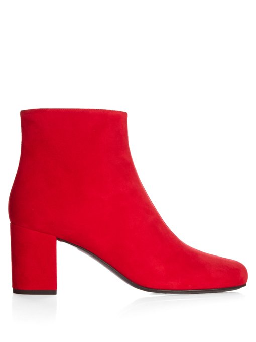 Babies block-heel suede ankle boots | Saint Laurent | MATCHESFASHION.COM UK