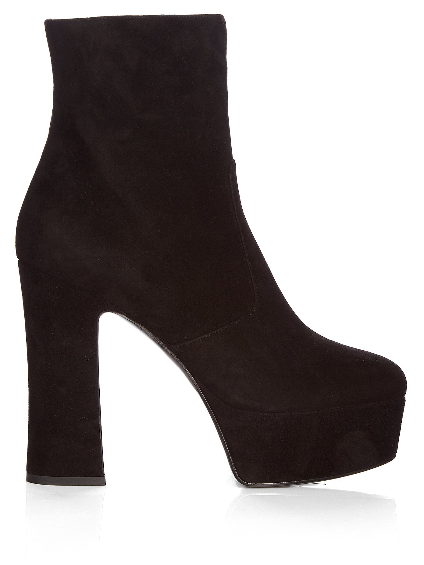 saint laurent platform ankle boots