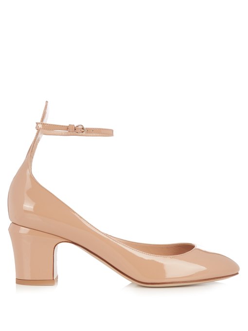 tan leather pumps uk