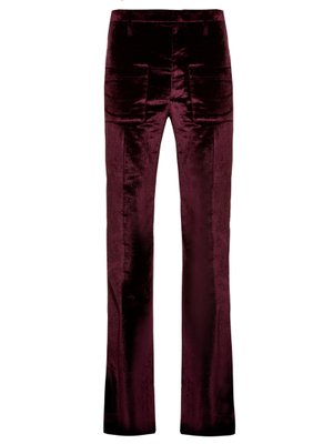 Flared velvet trousers | Vetements | MATCHESFASHION UK