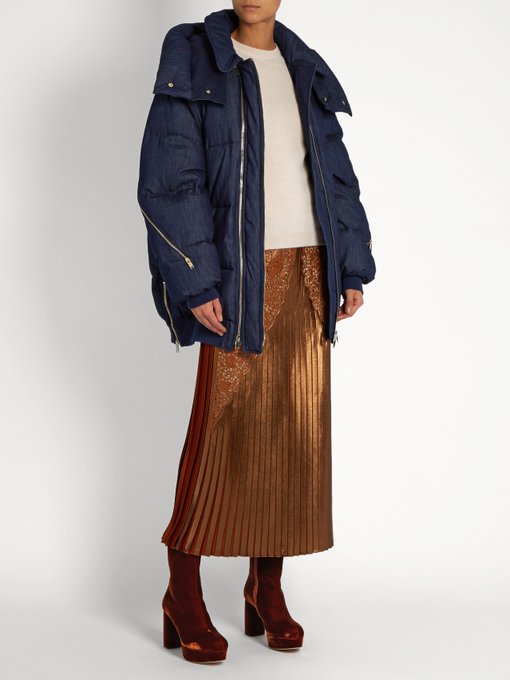 Oversized quilted denim jacket | Stella McCartney | MATCHESFASHION UK