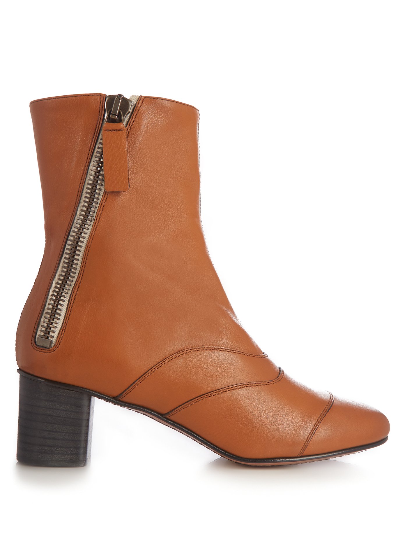 Lexie leather ankle boots | Chloé 