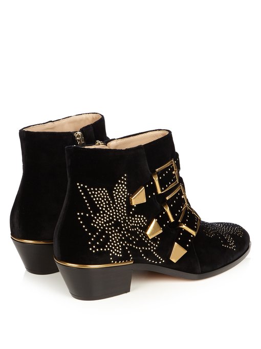 chloe susanna boots black gold