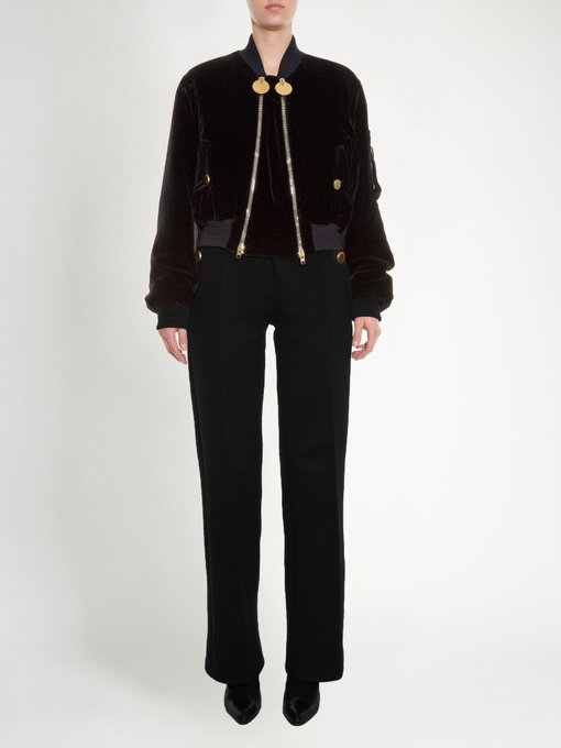 Velvet bomber jacket | Givenchy | MATCHESFASHION US