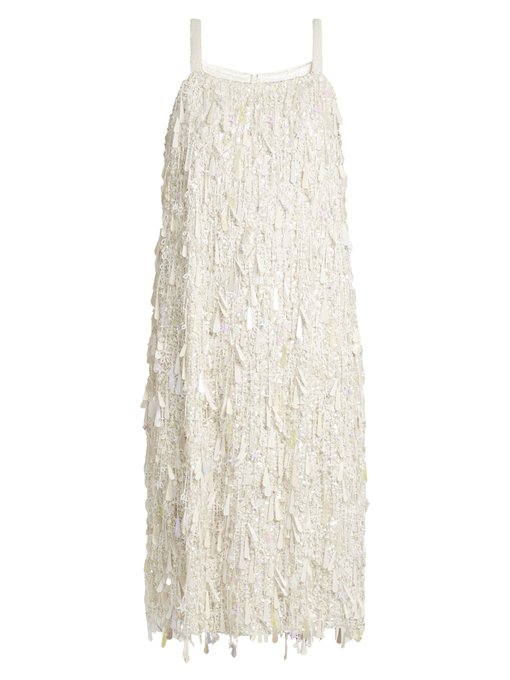Sequin-embellished sleeveless silk dress | Ashish | MATCHESFASHION.COM US