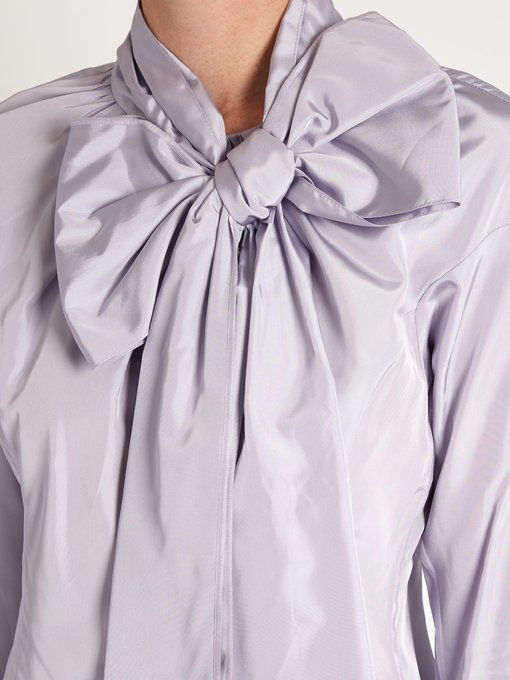 Decorative-pussybow taffeta blouse | Marc Jacobs | MATCHESFASHION UK