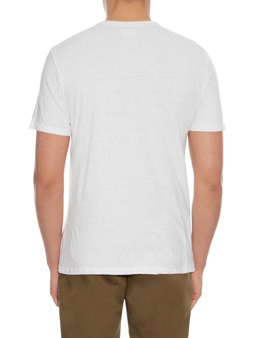 M300 Garcon cotton and silk-blend jersey T-shirt | Simon Miller ...