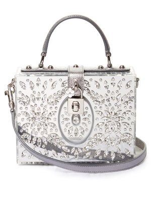 Dolce Box embellished plexiglass bag | Dolce & Gabbana | MATCHESFASHION UK