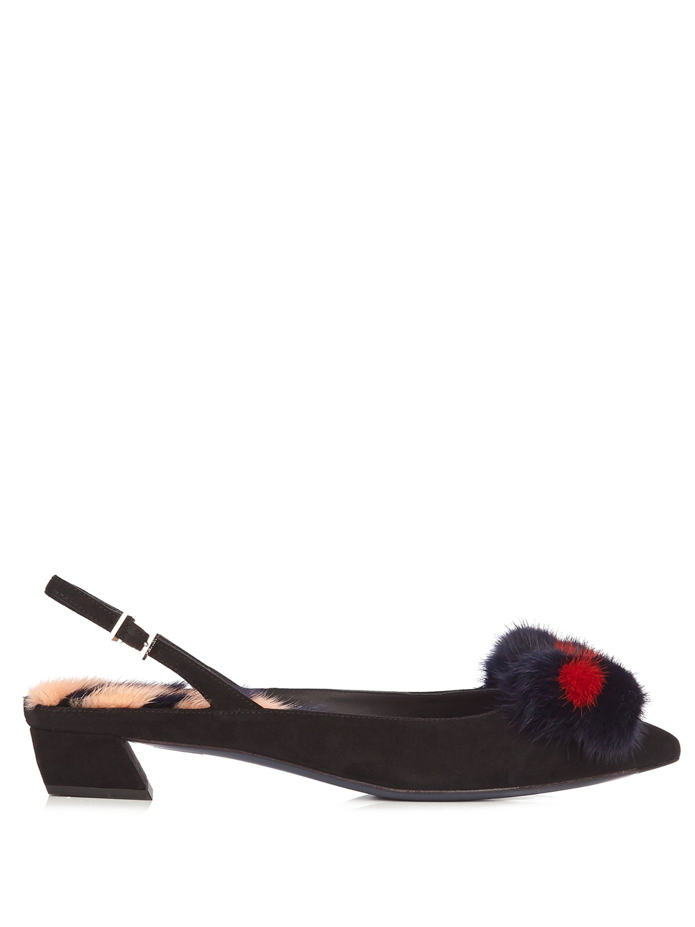 fendi fur pumps