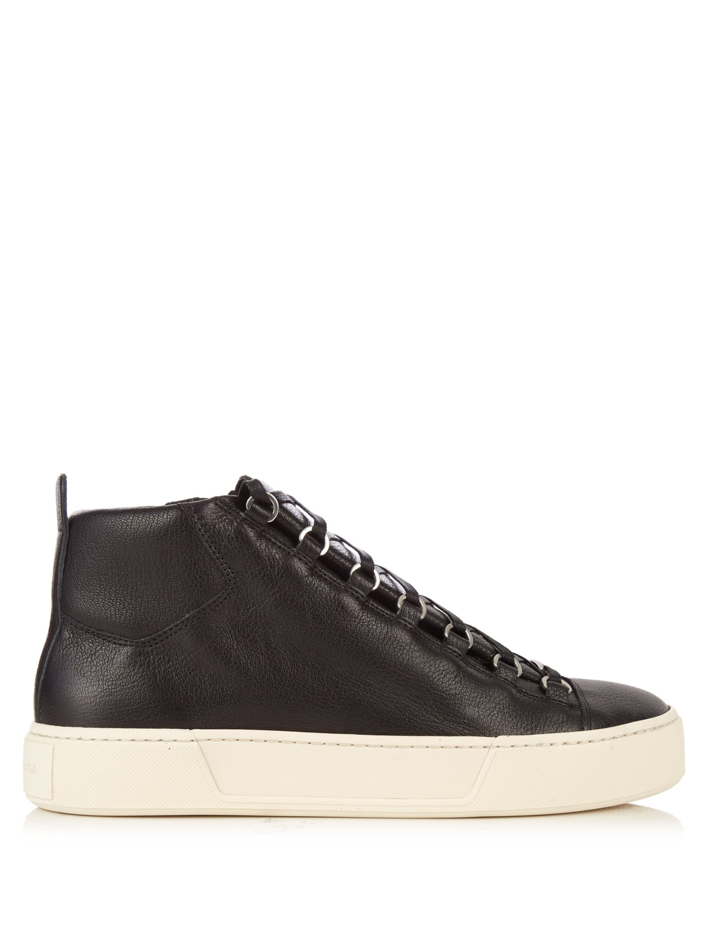 Arena high-top leather trainers 