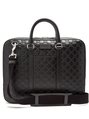 Logo-debossed leather briefcase Logo-debossed leather briefcase展示图