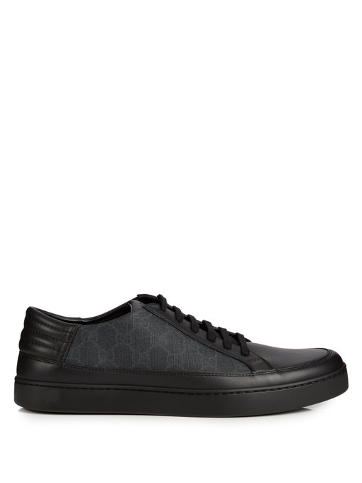 GG Supreme low-top leather trainers | Gucci | MATCHESFASHION UK