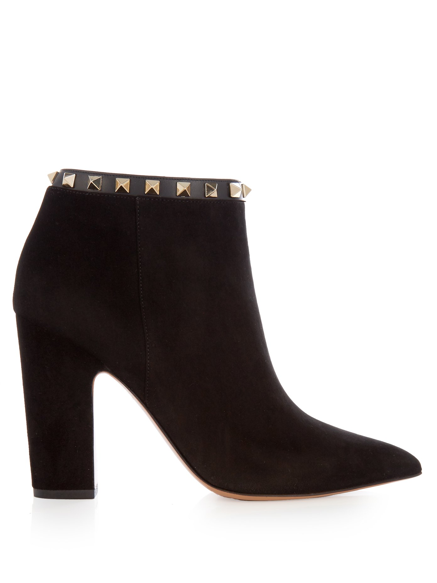 Rockstud suede ankle boots | Valentino 