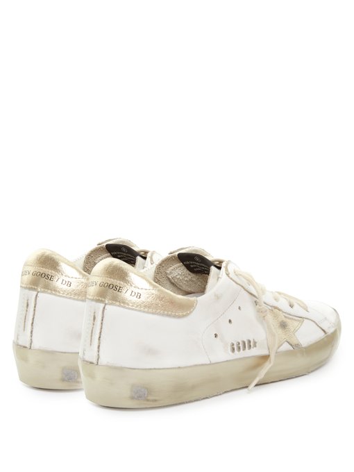 Super Star Sparkle low-top leather 