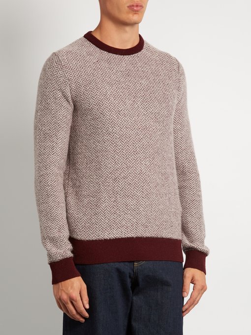 Reverse herringbone wool sweater | Raey | MATCHESFASHION UK