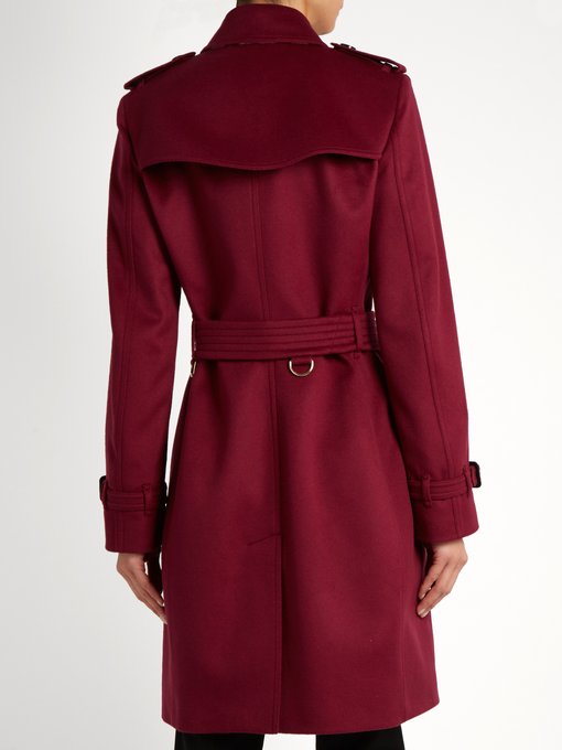 BURBERRY Kensington Wool And Cashmere-Bend Trench Coat