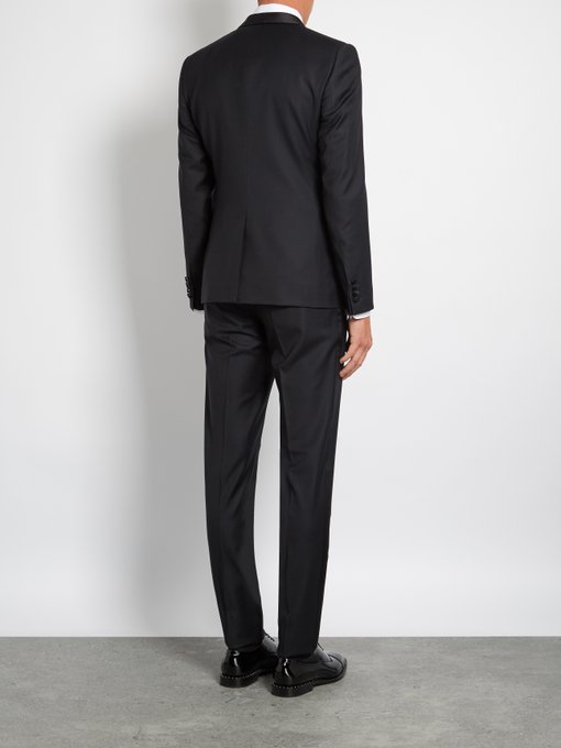 Shawl-lapel wool and silk-blend tuxedo | Dolce & Gabbana ...