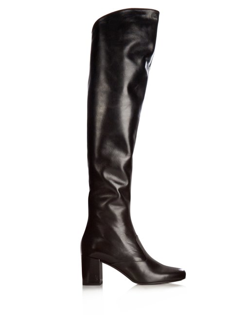 Babies over-the-knee leather boots | Saint Laurent | MATCHESFASHION US