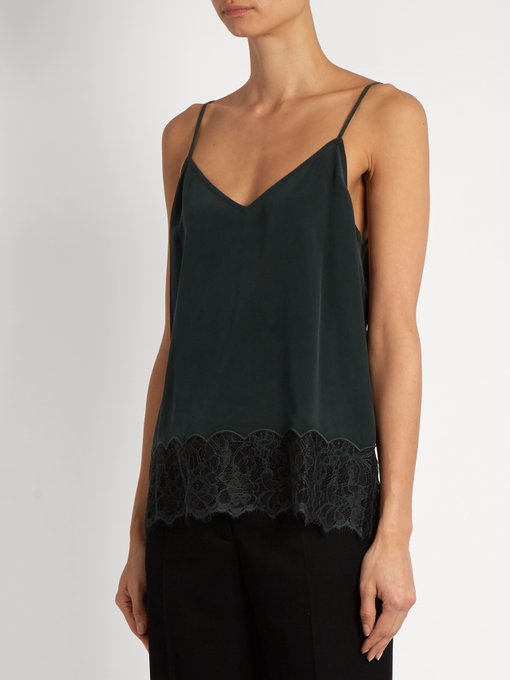 Layla lace-trimmed silk cami top | Equipment | MATCHESFASHION UK
