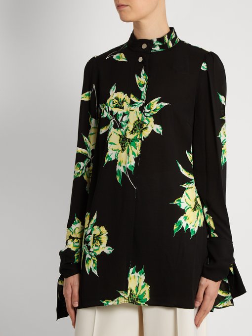 Lily-print silk-georgette blouse | Proenza Schouler | MATCHESFASHION UK