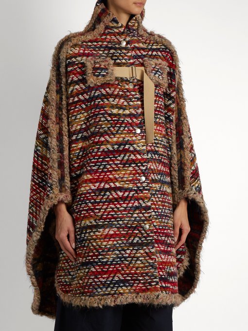 Oversized tweed cape | See By Chloé | MATCHESFASHION US