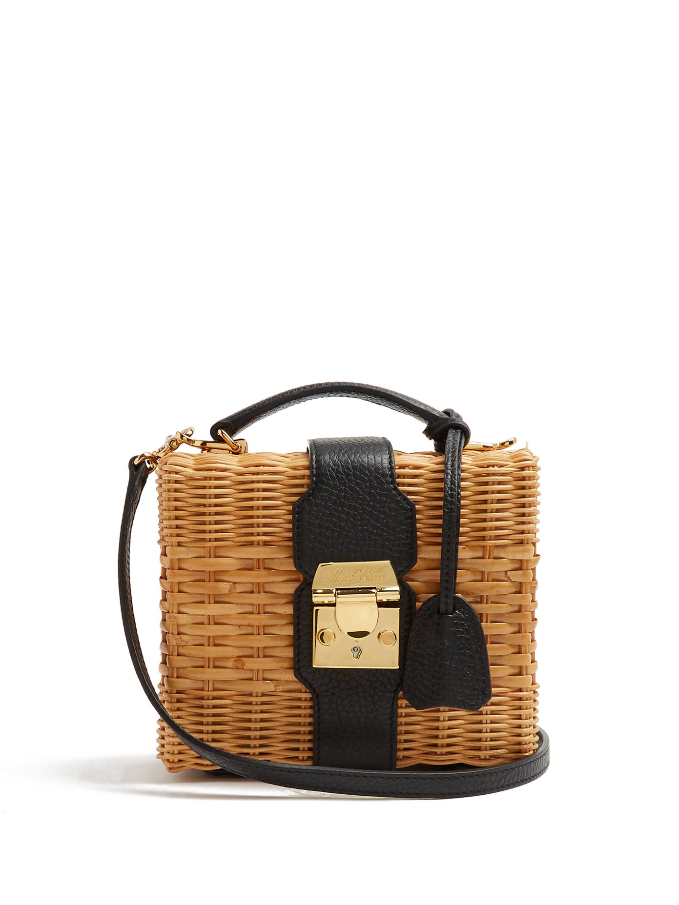 mark cross wicker bag