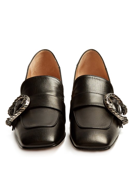Dionysus-buckle leather loafers | Gucci | MATCHESFASHION UK