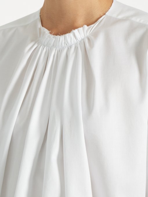 Gathered cotton blouse | Stella McCartney | MATCHESFASHION UK