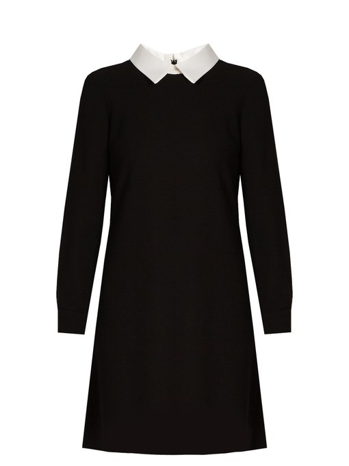 Dusty point-collar wool-crepe dress | Goat | MATCHESFASHION.COM US
