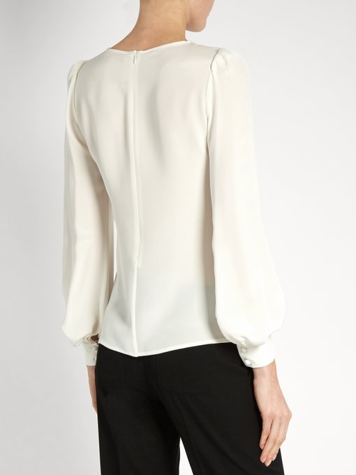 Binky silk-crepe blouse | Goat | MATCHESFASHION US