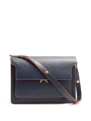 Trunk large saffiano-leather shoulder bag | Marni | MATCHESFASHION UK