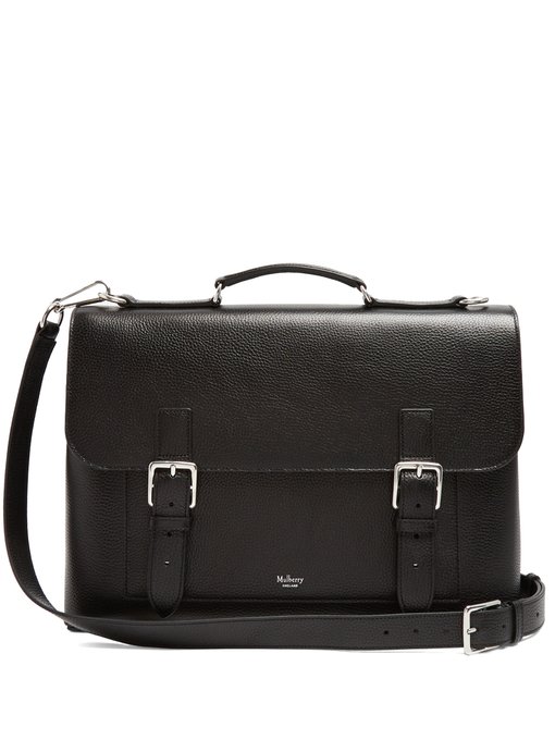 MULBERRY Chiltern Grained-Leather Briefcase