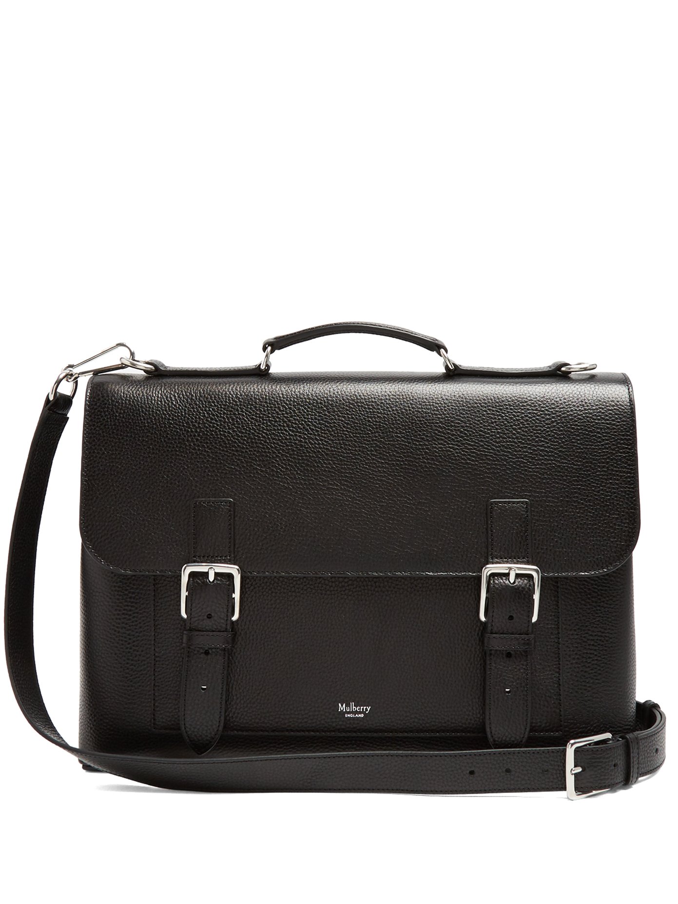 mulberry leather briefcase