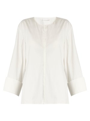 Round-Neck cotton-sateen blouse | Carl Kapp | MATCHESFASHION AU