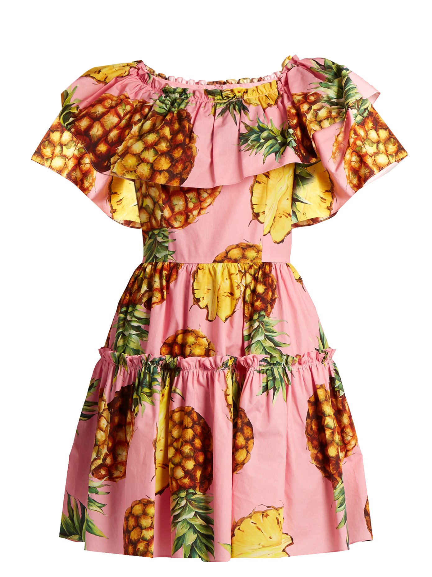 dolce gabbana pineapple dress
