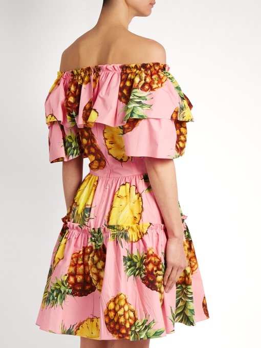 dolce gabbana pineapple dress