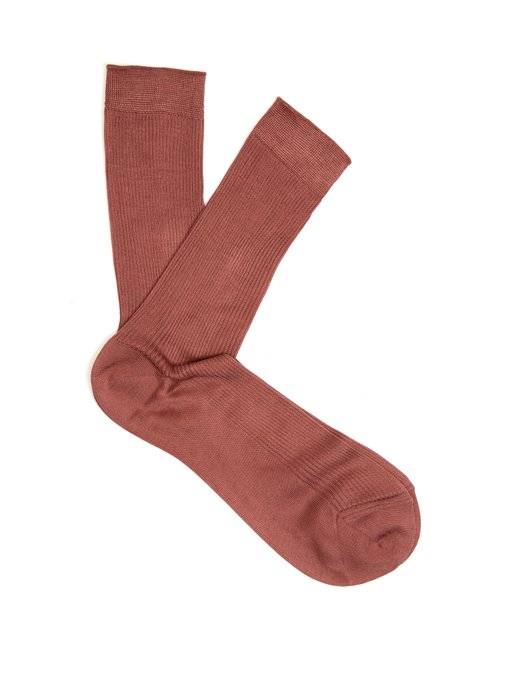 Pack of three ribbed silk socks | Raey | MATCHESFASHION UK